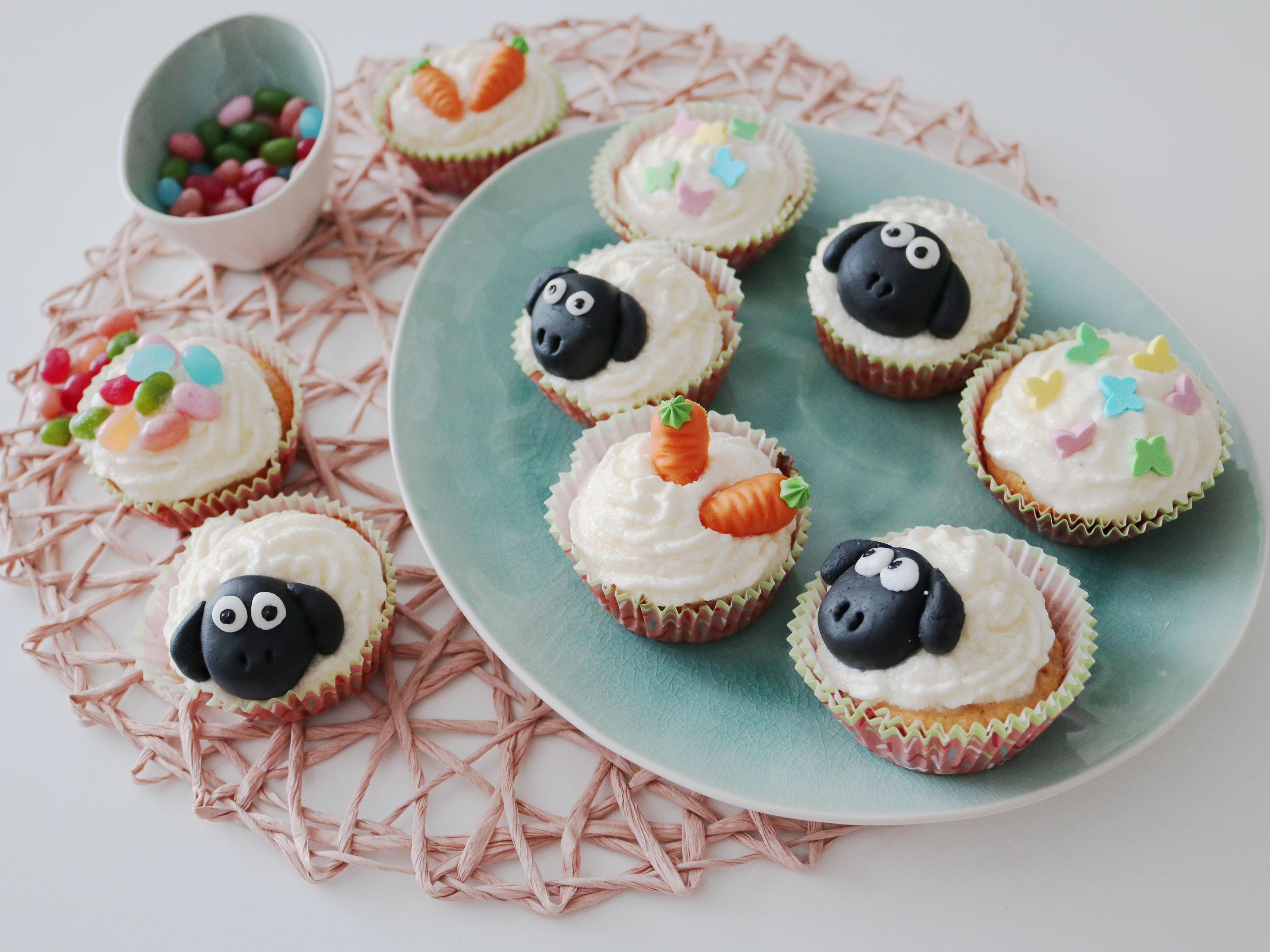 Wonderfully moist: Carrot and apple cupcakes