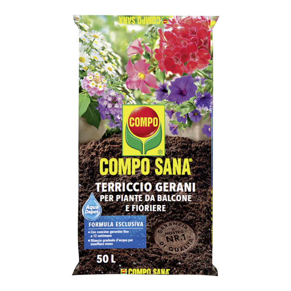 Terriccio Universale COMPOSANA – Per Piante In Casa, Balcone E Giardino | 4 Sacchi Da 80 L (totale 320 L)