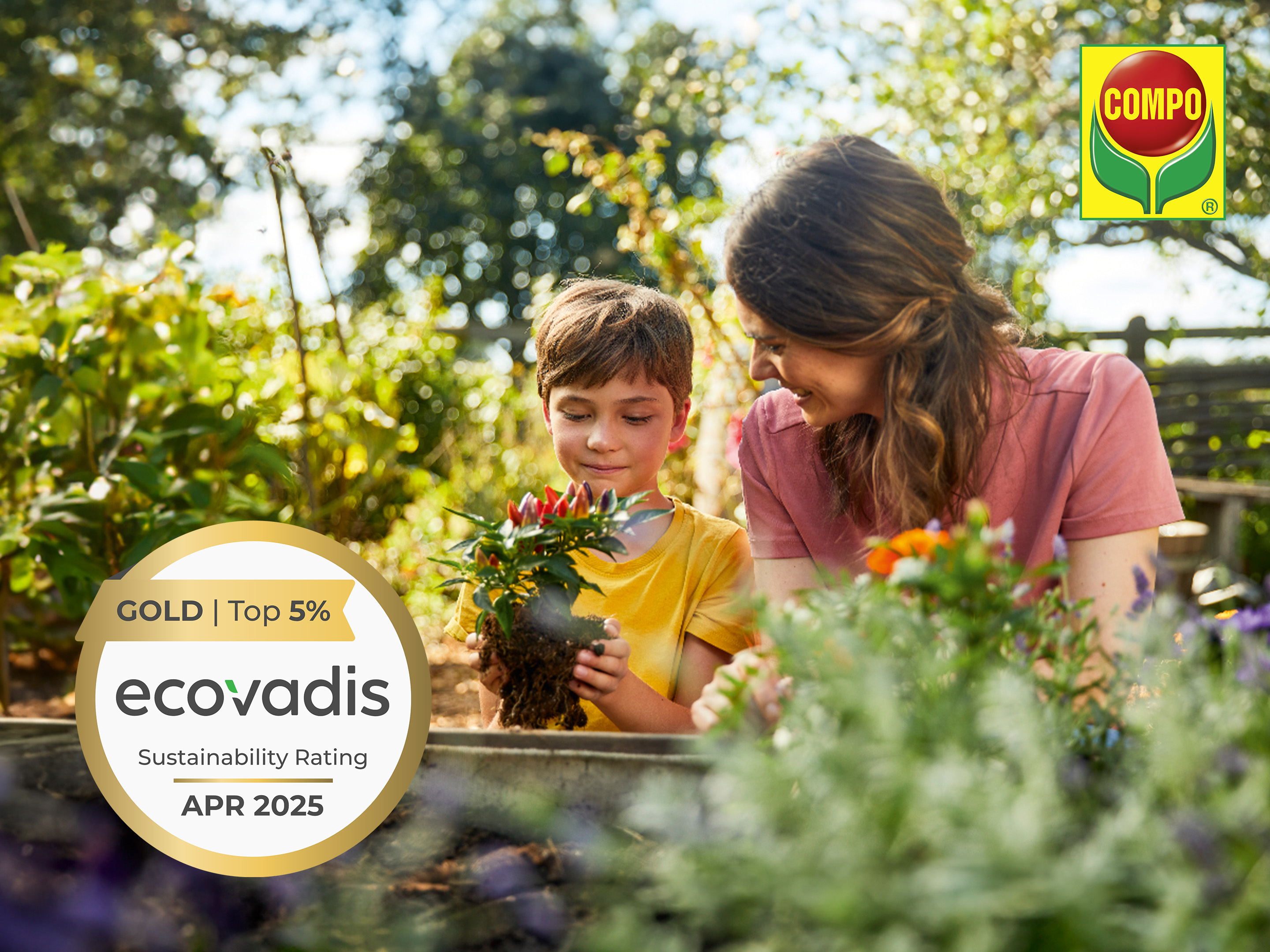 COMPO achieves EcoVadis Gold status