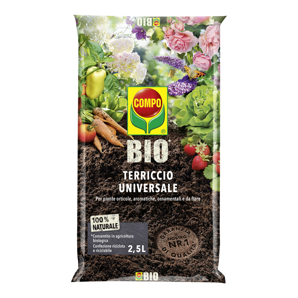 Terriccio Biologico Universale Terri Bio - Confezione 70 Litri