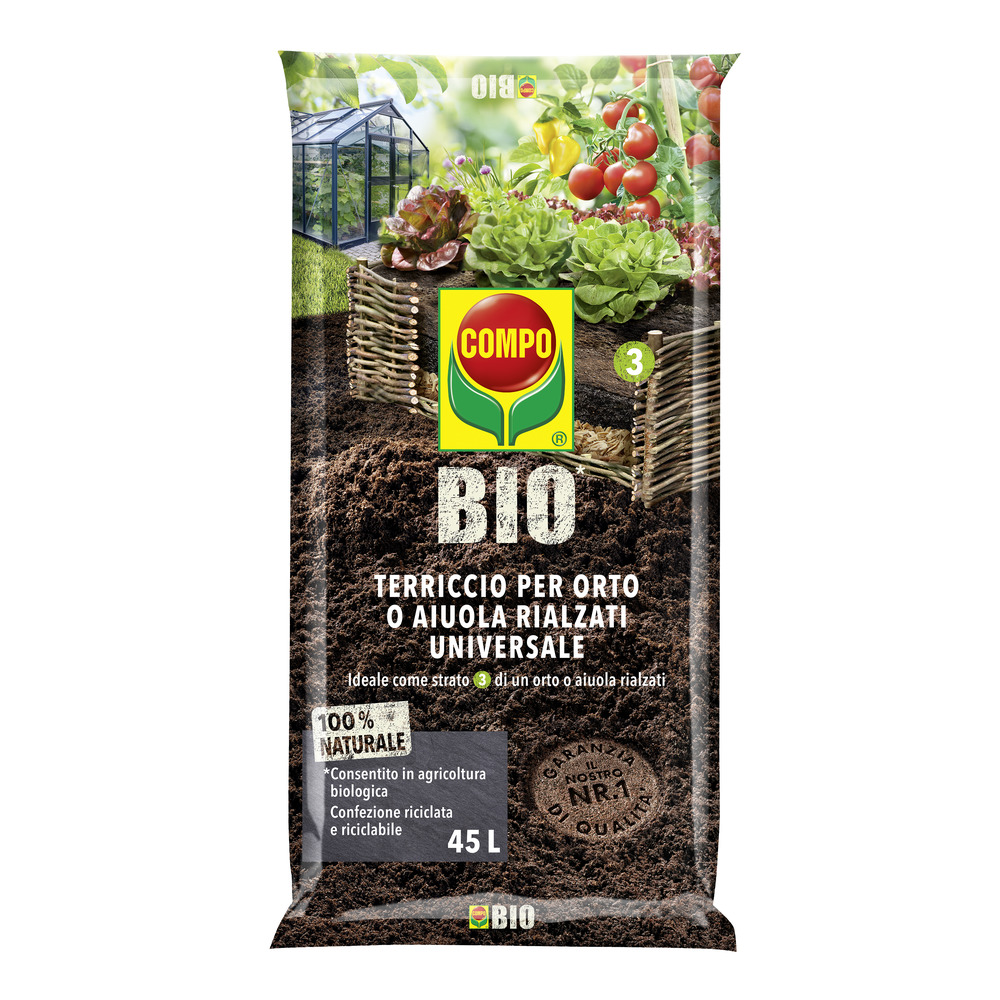 Terreau potager horticole 40L ALGOFLASH NATURASOL | Bricomarché