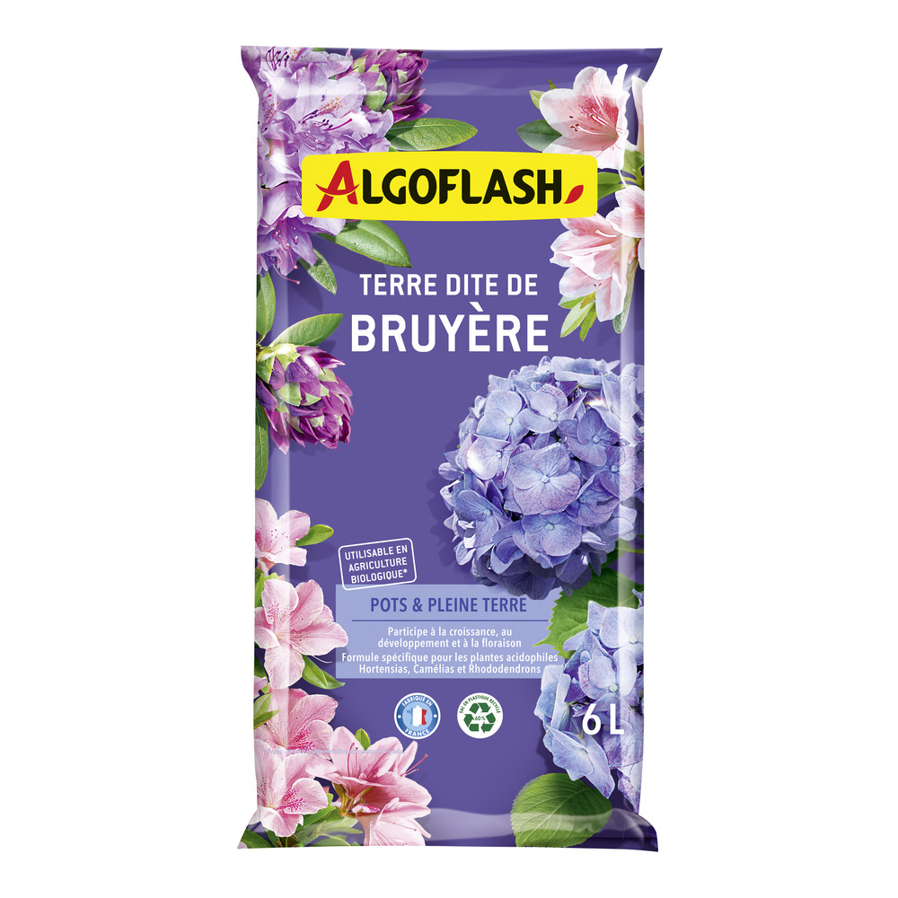 Terreau dite terre de bruyère 6L|France Elevage