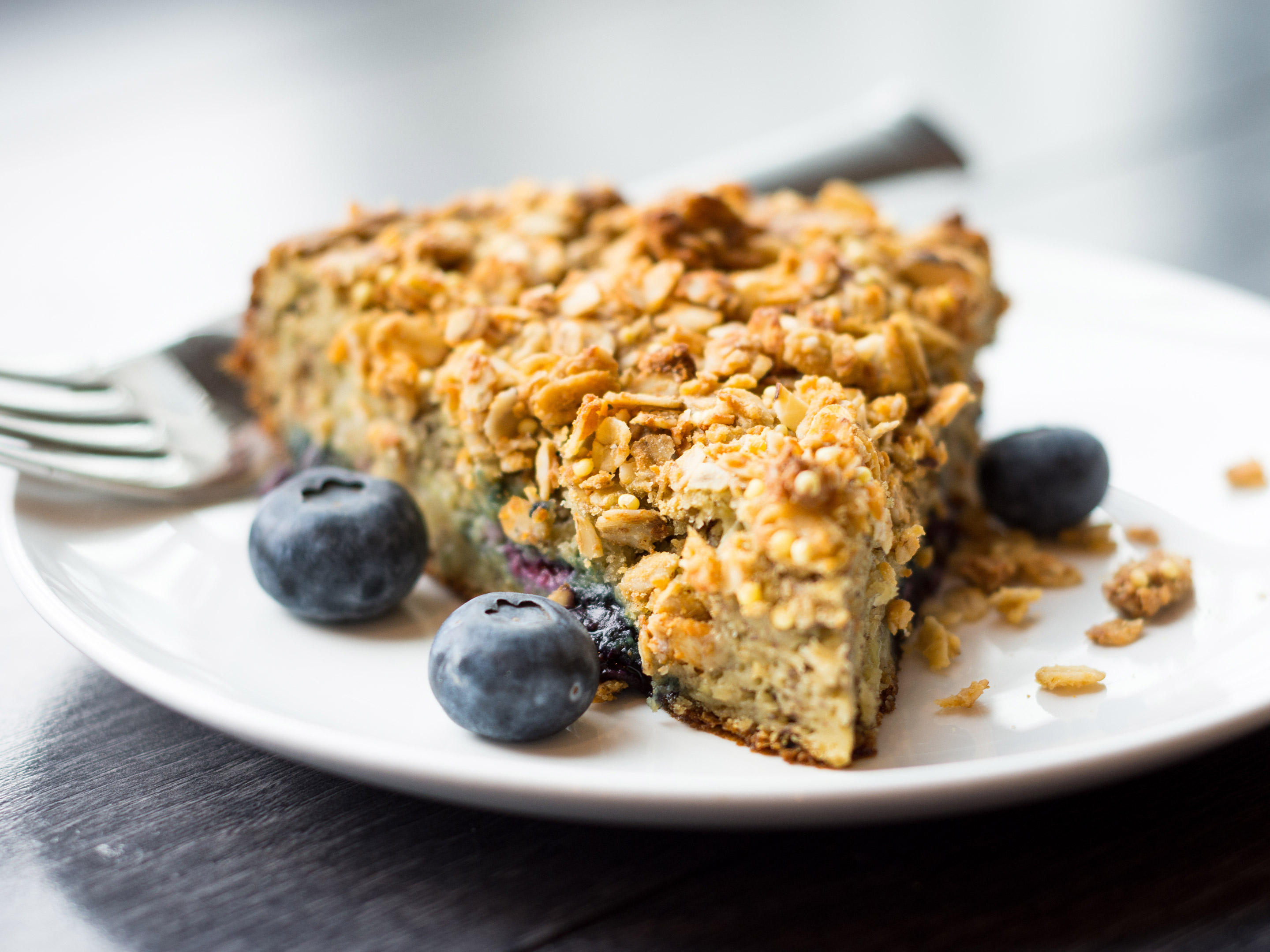 Our recipe for sugar-free blueberry cakes