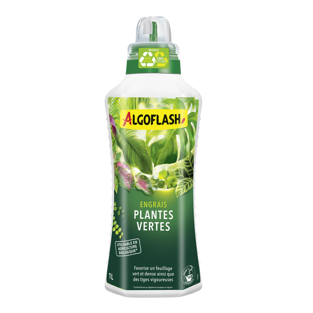 ALGOFLASH NATURASOL Engrais Potager Bio 1,5 Kg – NPK 4.8.10 + MgO + SO3, Jusqu’à 25 M², Potager Fruits & Légumes