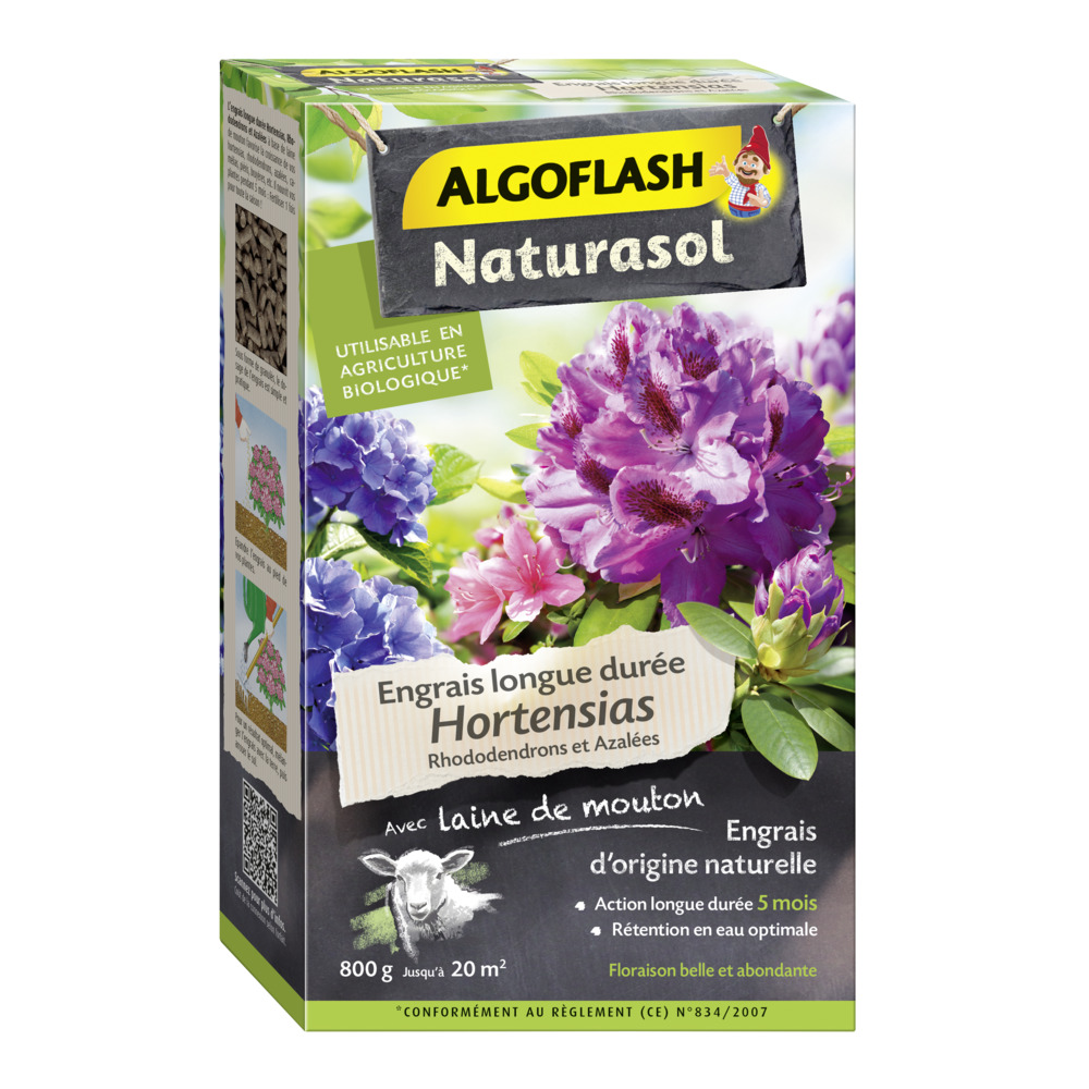 Engrais pour les plantes Algoflash ABLEUI800N Hortensia 800 g